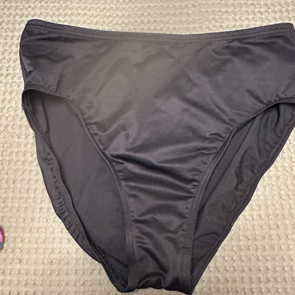 Miraclesuit Black High-Waist Bikini Bottom NWT